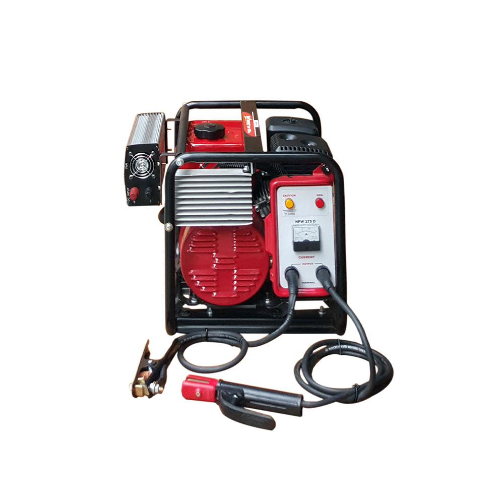 175 Amps Petrol Welding Generator , 1 KVA  AC Output, Model HPW-175D-AC, Recoil Start